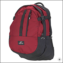 Spire Zoom laptop backpack in Chili red/black